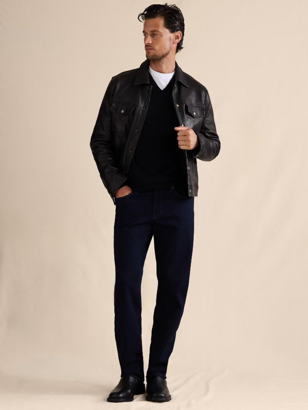 2026 Banana Republic Straight Luxe Traveler Jean (32x32) ($130)